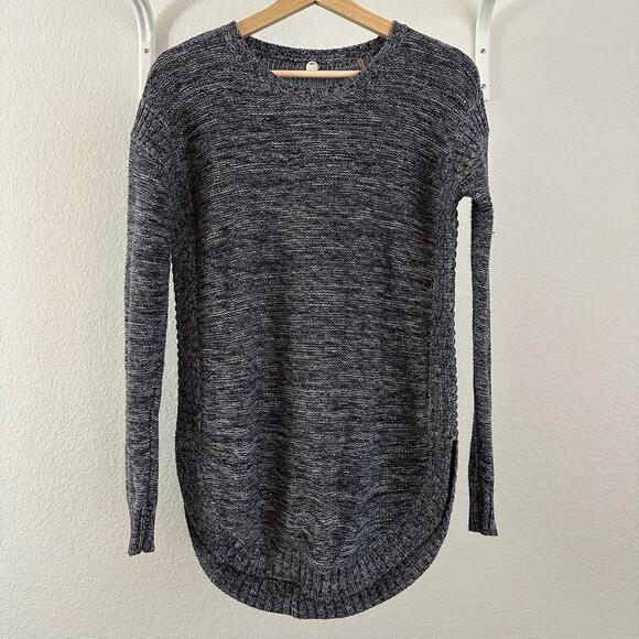 Margaret O'Leary Sweaters - XS Womens Margaret OLeary Crewneck Sweater - 100% Cotton - Heathered Navy
